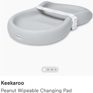 Keekaroo Peanut Wipeable Changing Pad